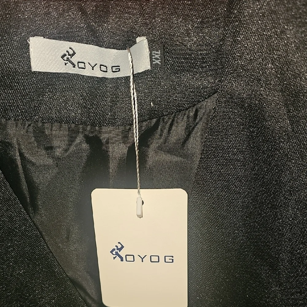 Koyog NWT Men's Black Vest with Button Closure Size XXL